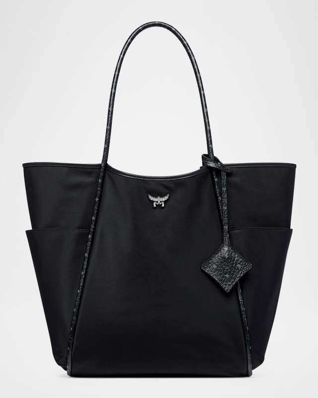 Aren Extra Large Nylon Shopper Tote Bag